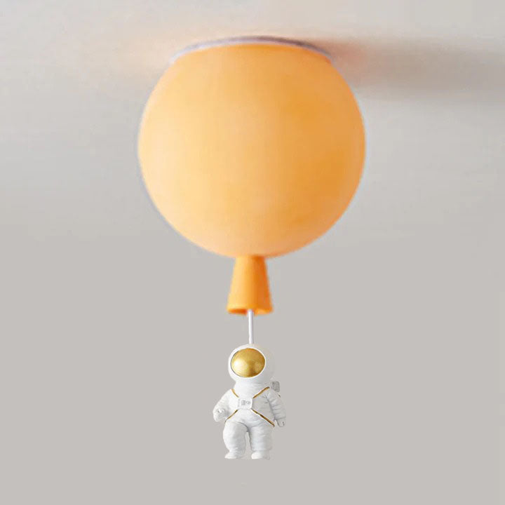 Fateh Astronaut Balloon Flush Mount Ceiling Light 8 Colour, Dia 25/30/35cm