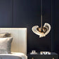 Moderne drehbare Pendelleuchte, Kronleuchter aus Metall und Acryl 
