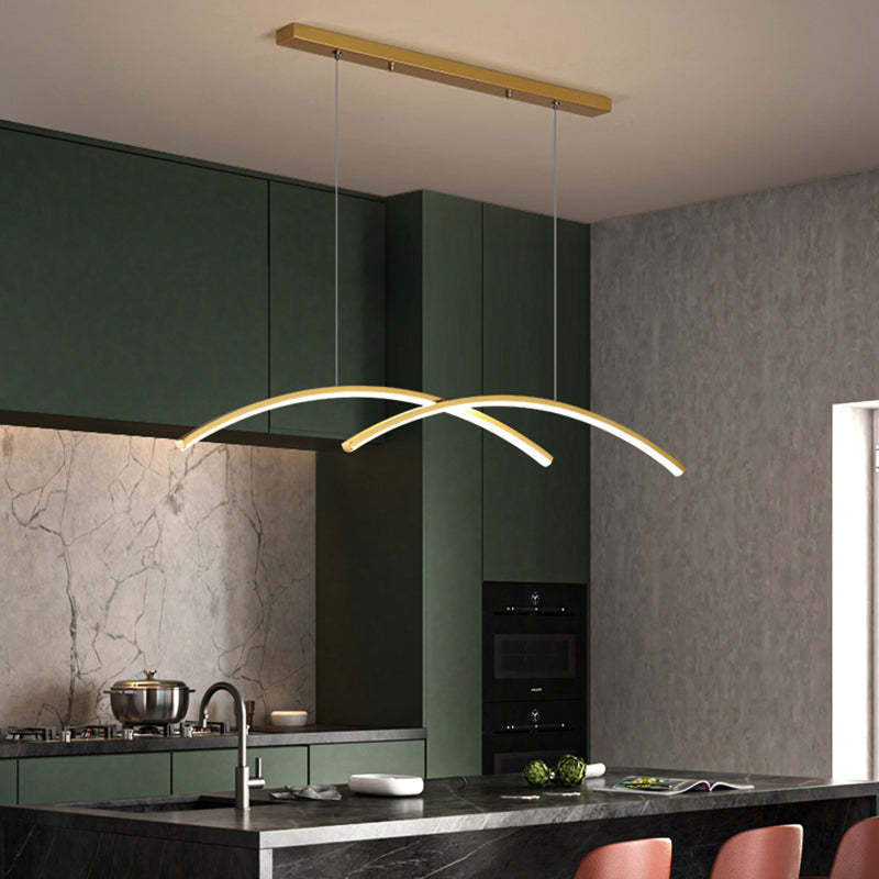 Louise Pendant Light Double Curve