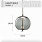 Modern Glass Pendant Lights for Dining Room, Living Room