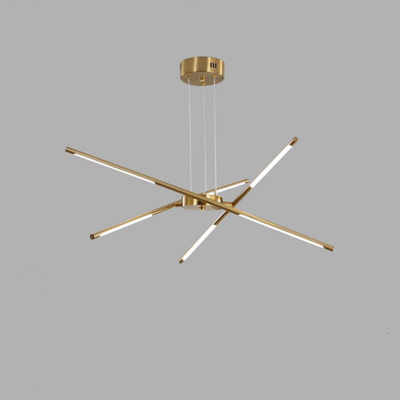 Modern Linear LED Chandelier Lights