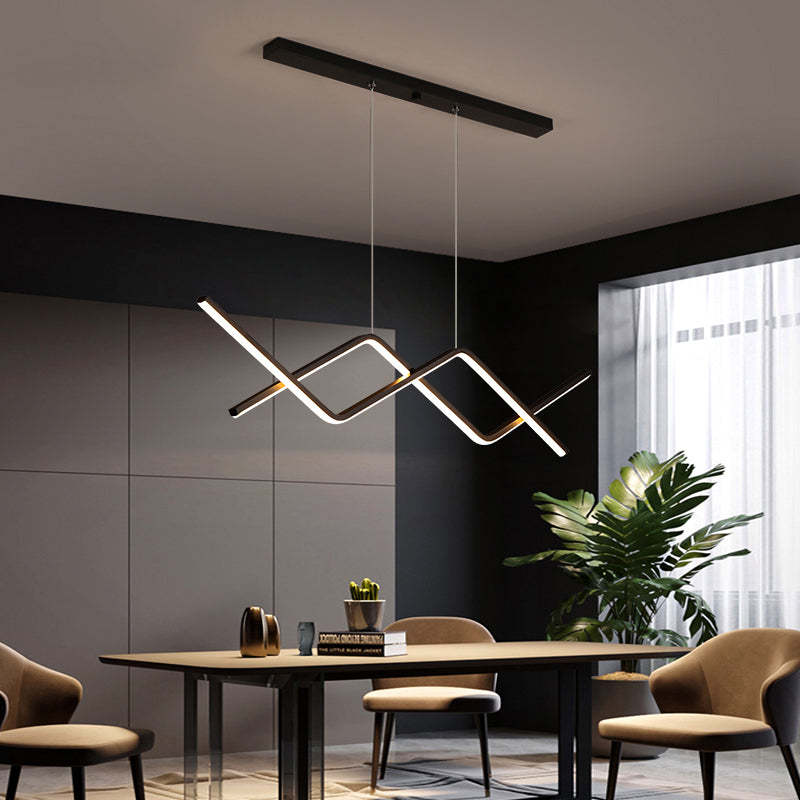 Louise Pendant Light Double Curve