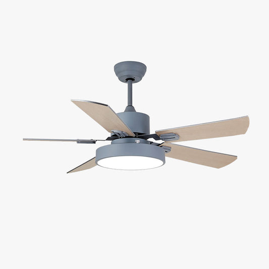 Morandi 5-Blade Ceiling Fan with Light, 3 Colour, DIA107/132CM
