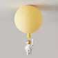 Fateh Astronaut Balloon Flush Mount Ceiling Light 8 Colour, Dia 25/30/35cm
