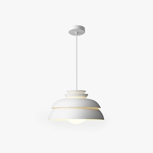 Morandi White Pendant Light, Metal