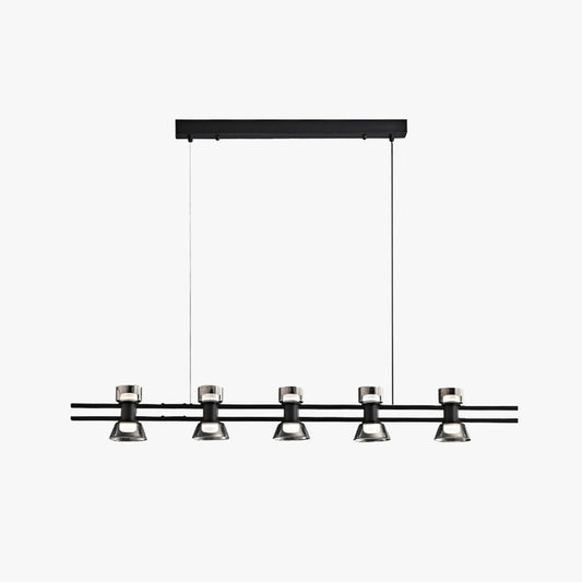 Evette Pendant Light Remote Control 5/6/7 Head, Pure Copper, 100/120/140cm