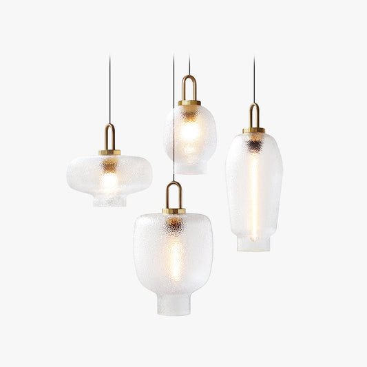 Hailie Frosted Glass Pendant Light, DIA 26/18/22CM