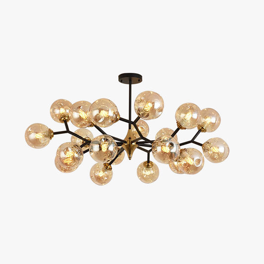 Valentina Glass Bubble Chandelier, 6/10/15/20 Heads