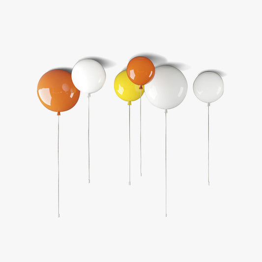 Fateh Balloon Flush Mount Ceiling Light 5 Colour, Dia 20/25/30/35cm