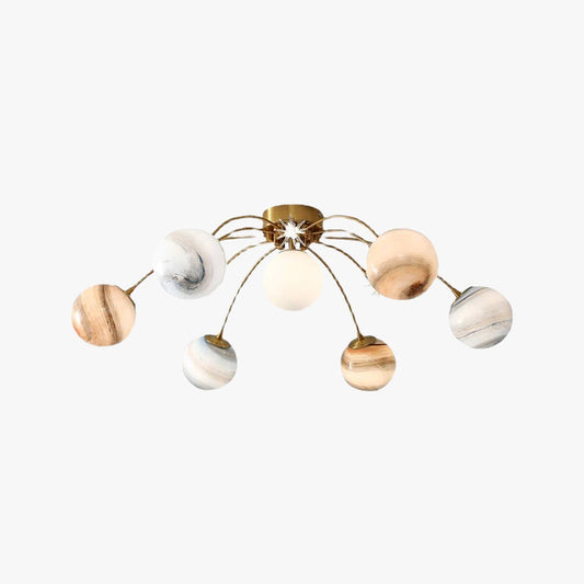 Elif Planet Flush Mount Ceiling Light