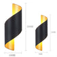 Outdoor Waterproof Metal Spiral Led Wall Lamp Night Light