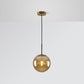 Post Modern Glass Sphere Pendant Lighting Ball Shape Hanging Lamp For Kitchen & Hallway, Four Colours