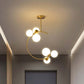 Valentina Pendant Light Bubble Moon, Metal & Glass