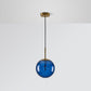 Post Modern Glass Sphere Pendant Lighting Ball Shape Hanging Lamp For Kitchen & Hallway, Four Colours
