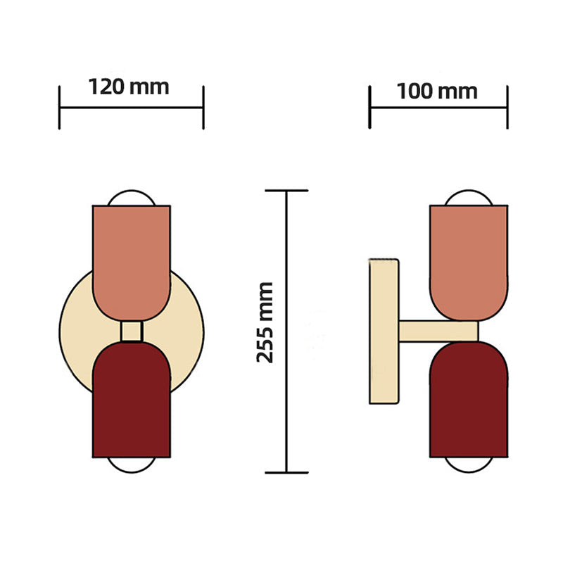 Morandi Double-Headed Wall Lamp