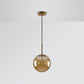 Post Modern Glass Sphere Pendant Lighting Ball Shape Hanging Lamp For Kitchen & Hallway, Four Colours