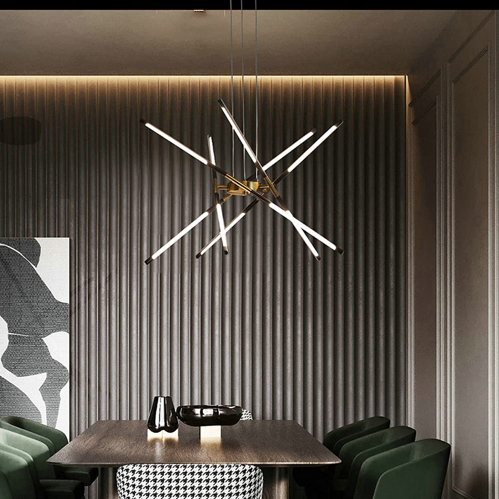 Modern Linear LED Chandelier Lights