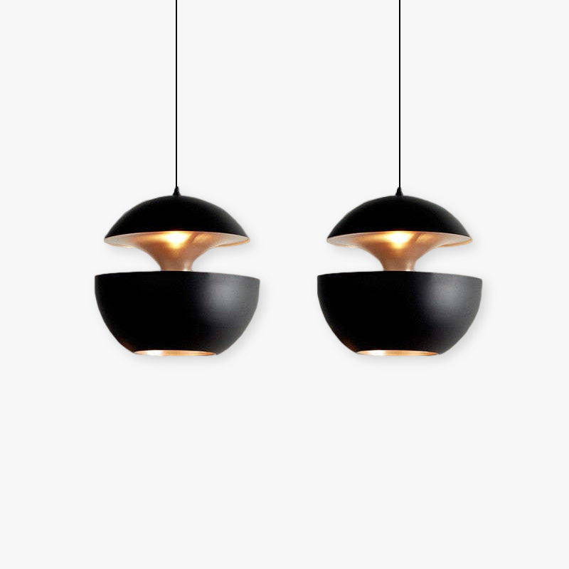 Nordic Creative Black White LED Pendant Lights for Dining Room