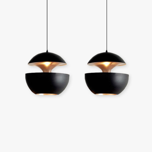 Nordic Creative Black White LED Pendant Lights for Dining Room
