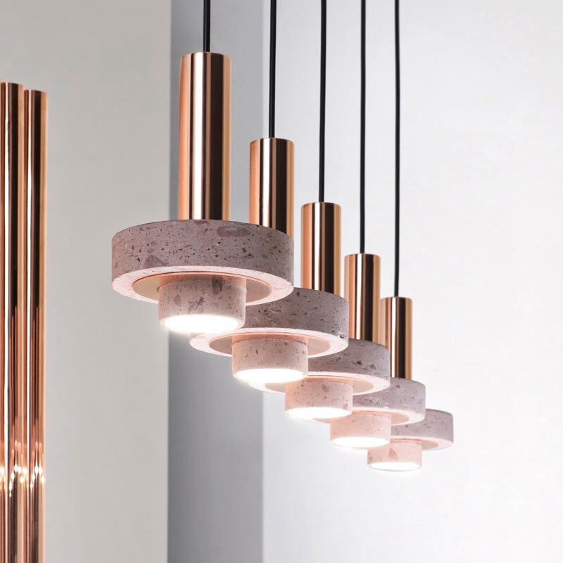 Zaid Pendant Light 4 Colour, Terrazzo