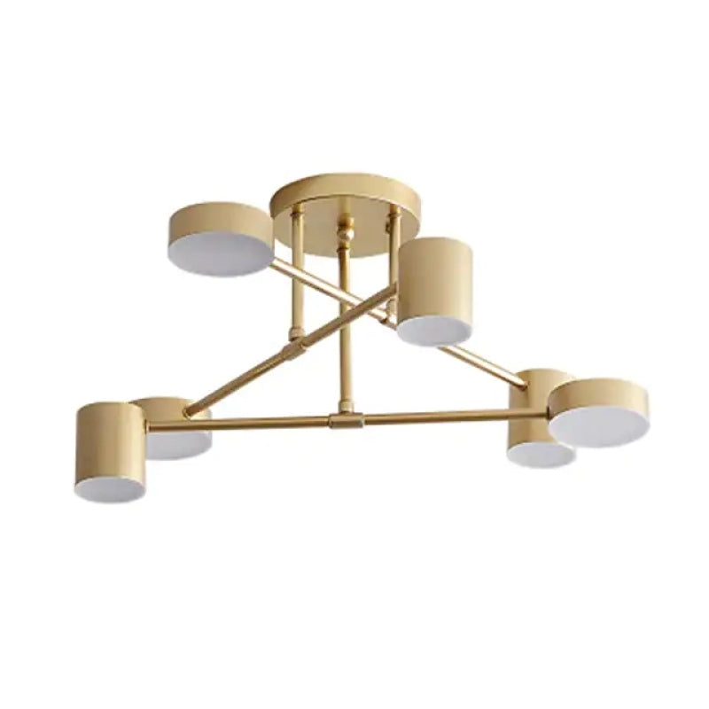 Weiss Flush Ceiling Light, Metal