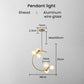 Valentina Pendant Light Bubble Moon, Metal & Glass