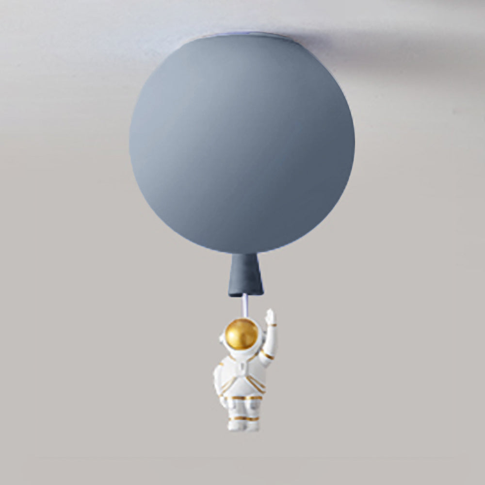 Fateh Astronaut Balloon Flush Mount Ceiling Light 8 Colour, Dia 25/30/35cm