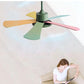 Morandi Colourful Ceiling Fan with Light, DIA 105CM