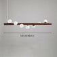 Valentina Pendant Light Bubble, Wood & Glass