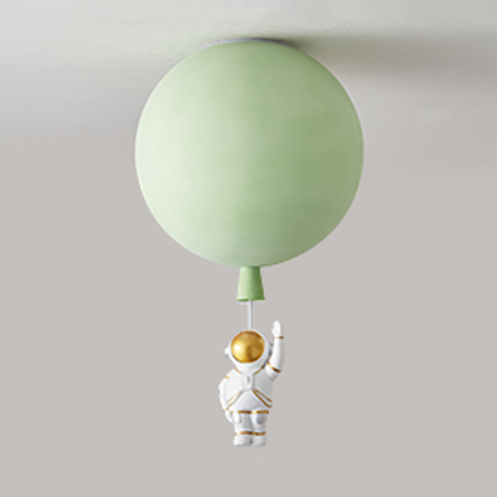 Fateh Astronaut Balloon Flush Mount Ceiling Light 8 Colour, Dia 25/30/35cm