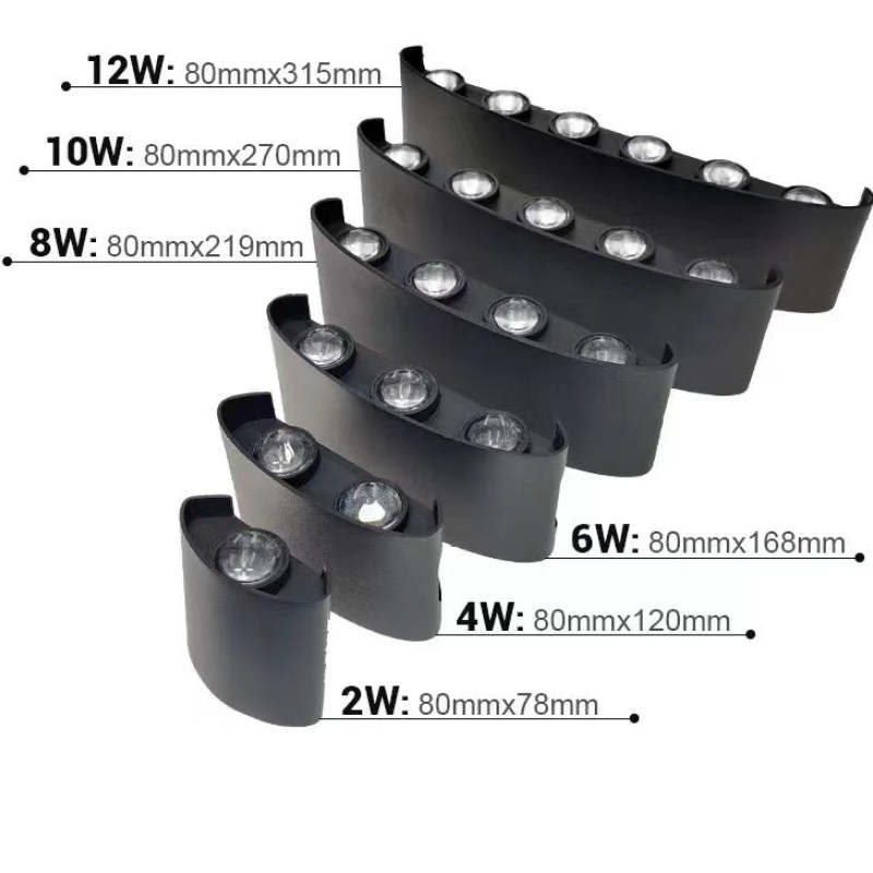 Outdoor Waterproof Aluminum LED Wall Light Wall Scone