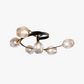 Retro Glass Ceiling Chandelier Pendant Lighting for Bedroom & Living Room