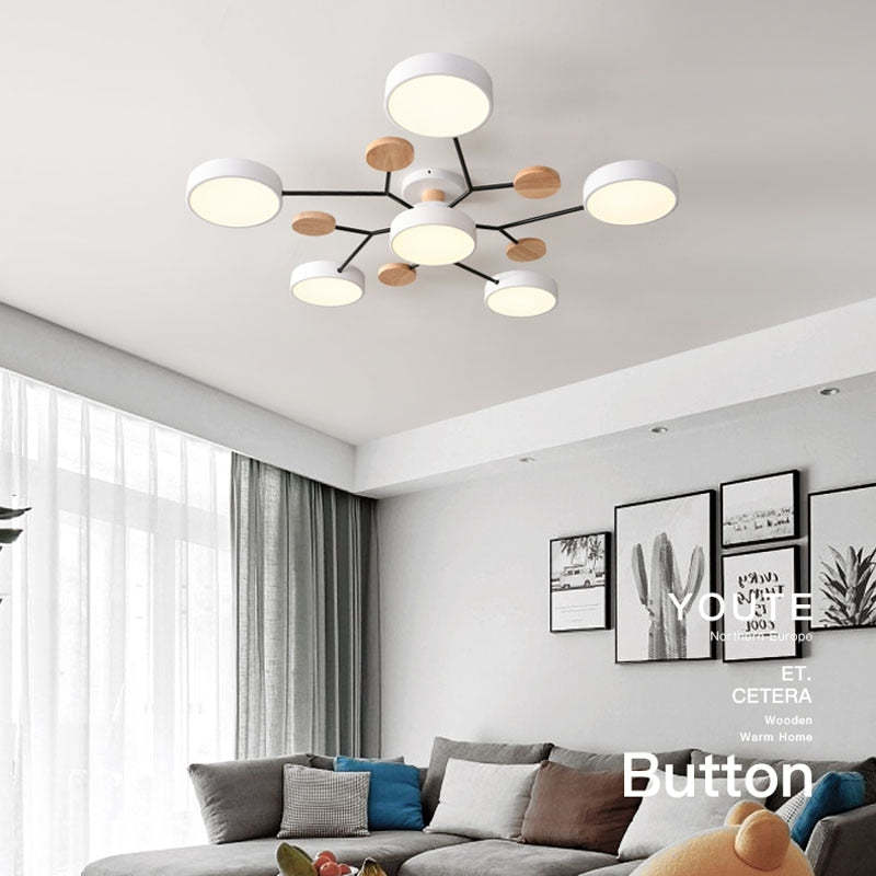 Modern Round LED Ceiling Light For Living Room, Bedroom