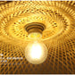 Muto Bamboo Chandelier Teahouse Rattan Lamp Handmade Rattan Lighting Fixture