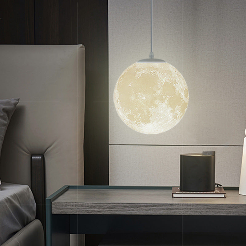 Modern Fancy Moon Pendant Lamp Ornaments for Dining Room & Bedroom