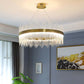 Moderne Luxus-Kristall-Kronleuchter-LED-Pendelleuchte für Wohnzimmer