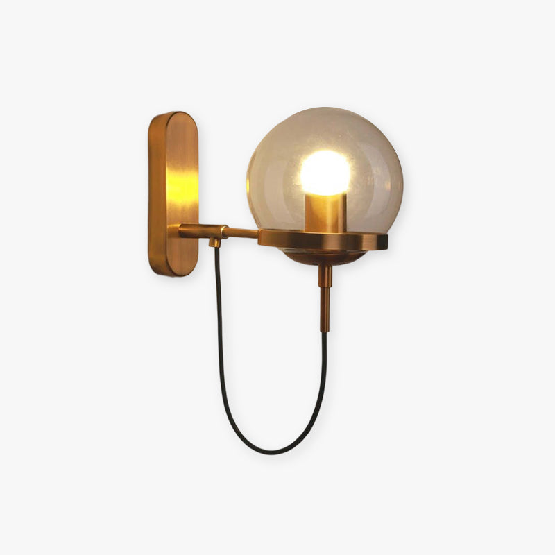 Retro Metal LED Bulb Wall Light