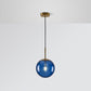 Post Modern Glass Sphere Pendant Lighting Ball Shape Hanging Lamp For Kitchen & Hallway, Four Colours