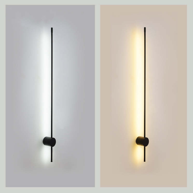 Edge Wandleuchte mit LED-Streifen 