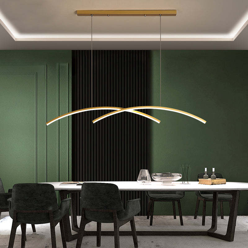 Louise Pendant Light Double Curve