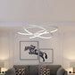 Modern LED Rings Hanging Lamp Remote Control