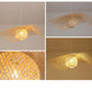 Muto Bamboo Chandelier Teahouse Rattan Lamp Handmade Rattan Lighting Fixture