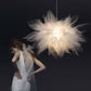Nordic Minimalist Mesh Flower Pendant Light for Bedroom & Dining Room