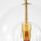 Hailie Glass Pendant Light 2 Colour, DIA 15/20/25CM