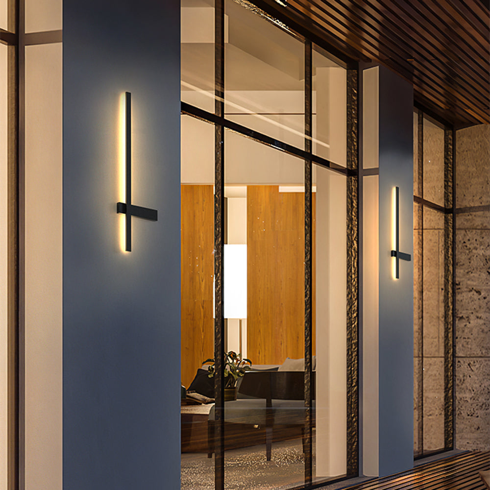 Edge Duo-Linear Outdoor Wall Lamp, L 60/90/120/150CM