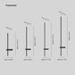 Edge Duo-Linear Outdoor Wall Lamp, L 60/90/120/150CM