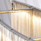 Metal Tassel Chain Led Chandelier Pendant Shade Lighting For Living Room, Dining room