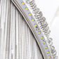 Metal Tassel Chain Led Chandelier Pendant Shade Lighting For Living Room, Dining room
