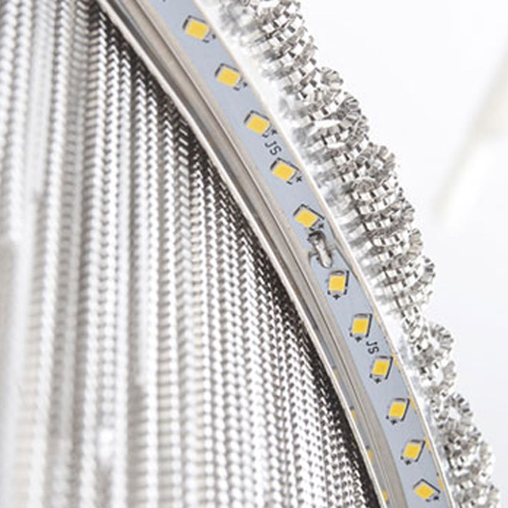 Metal Tassel Chain Led Chandelier Pendant Shade Lighting For Living Room, Dining room