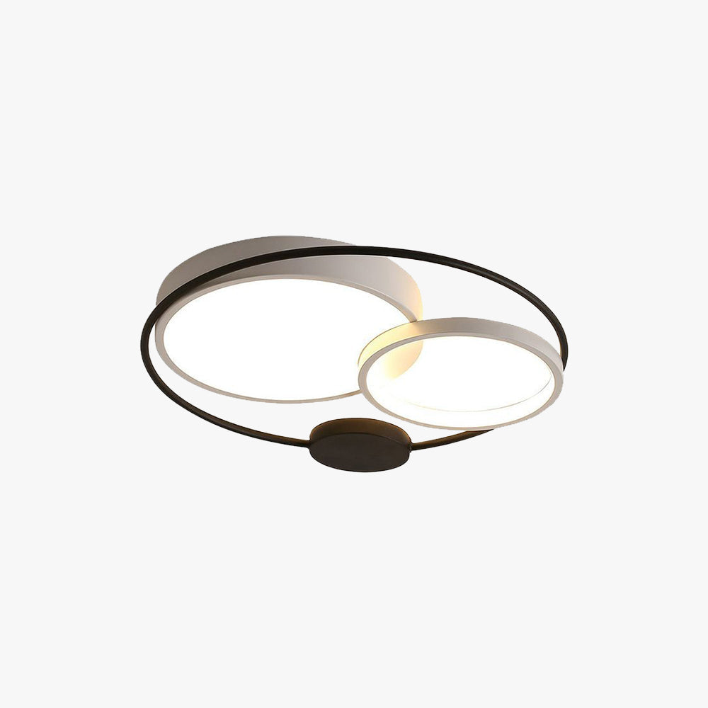 Lacey Circular Flush Mount Ceiling Light, 2 Color, 15.7''/19''/23.6''
